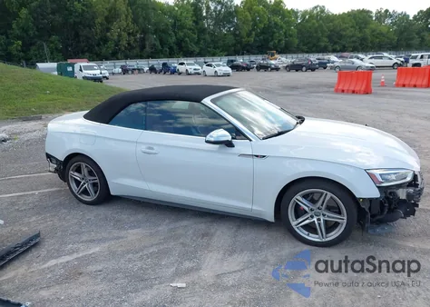 2018 Audi S5 3.0T Premium Plus z USA, uszkodzony, nr VIN WAU24GF50JN009209